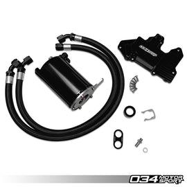 034MOTORSPORT STAGE 2 BILLET CATCH CAN KIT, 8V/8V.5 AUDI A3, MK7/MK7.5 VW GTI FWD