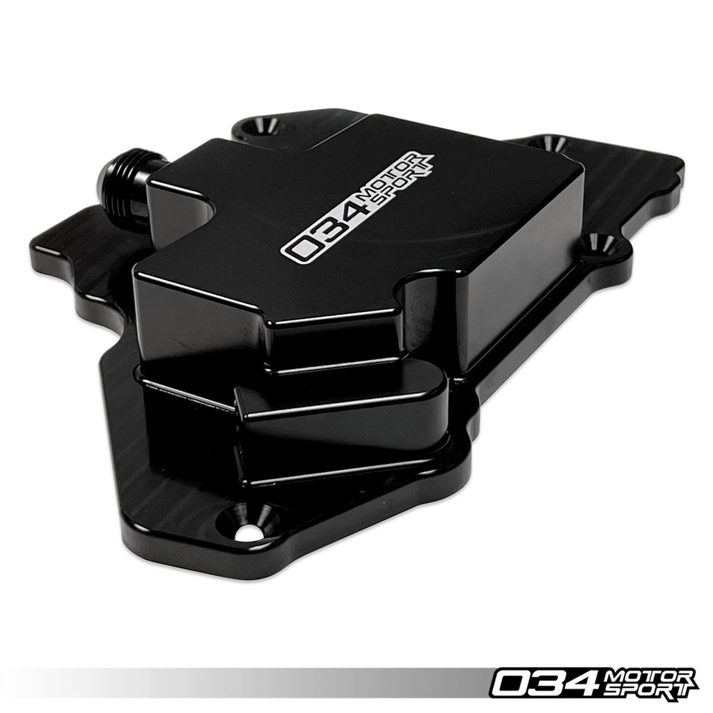 034MOTORSPORT STAGE 2 BILLET VALVE COVER BREATHER ASSEMBLY, 8V/8V.5 AUDI A3/S3, MK7/MK7.5 VOLKSWAGEN GTI/GOLF R - NLA