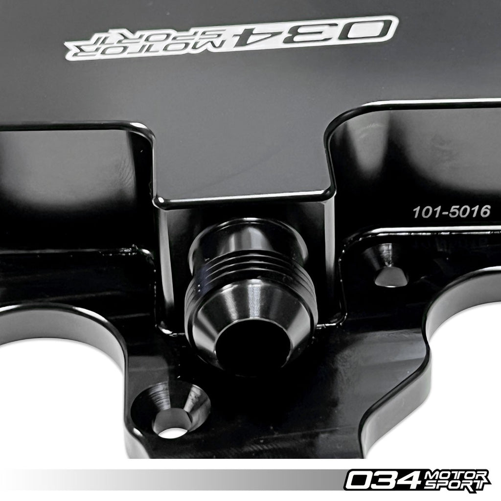 034MOTORSPORT STAGE 2 BILLET CATCH CAN KIT, 8V/8V.5 AUDI A3, MK7/MK7.5 VW GTI FWD - NLA