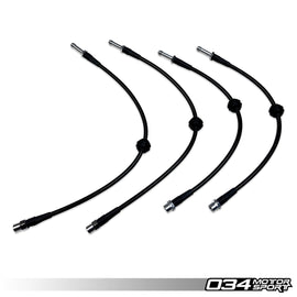 034MOTORSPORT STAINLESS STEEL BRAIDED BRAKE LINE KIT, B8/B8.5 AUDI S4/S5
