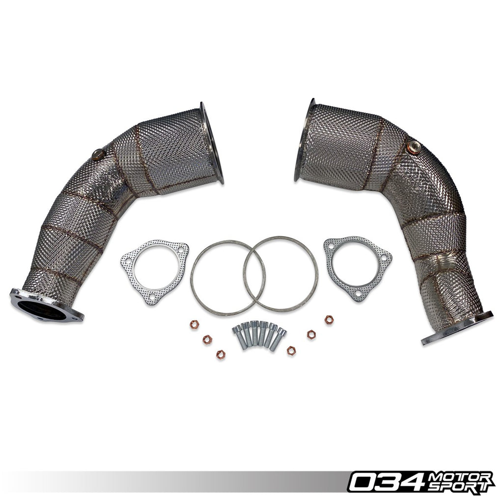 034MOTORSPORT STAINLESS STEEL RACING CATALYST SET, B9 AUDI RS5