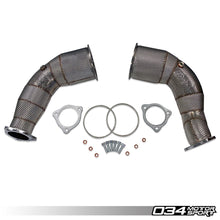 Load image into Gallery viewer, 034MOTORSPORT STAINLESS STEEL RACING CATALYST SET, B9 AUDI RS5