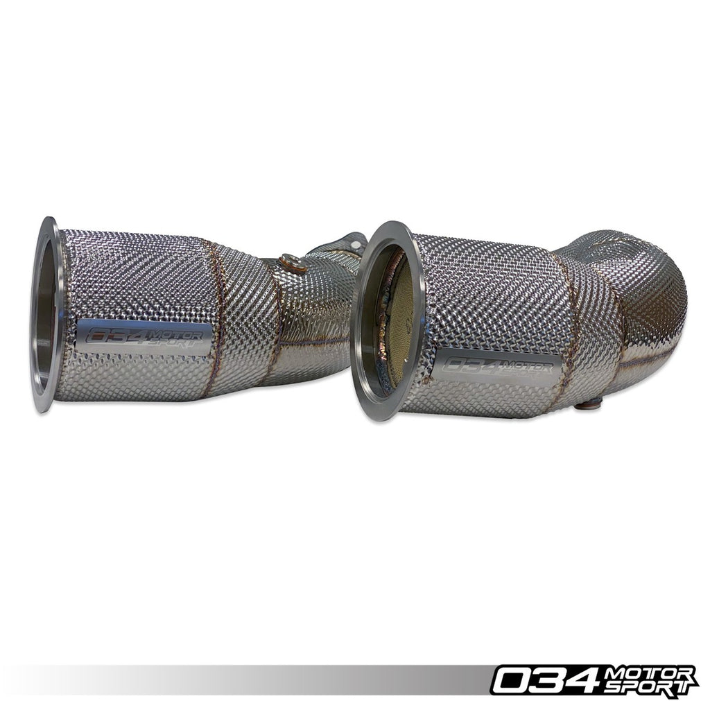 034MOTORSPORT STAINLESS STEEL RACING CATALYST SET, B9 AUDI RS5