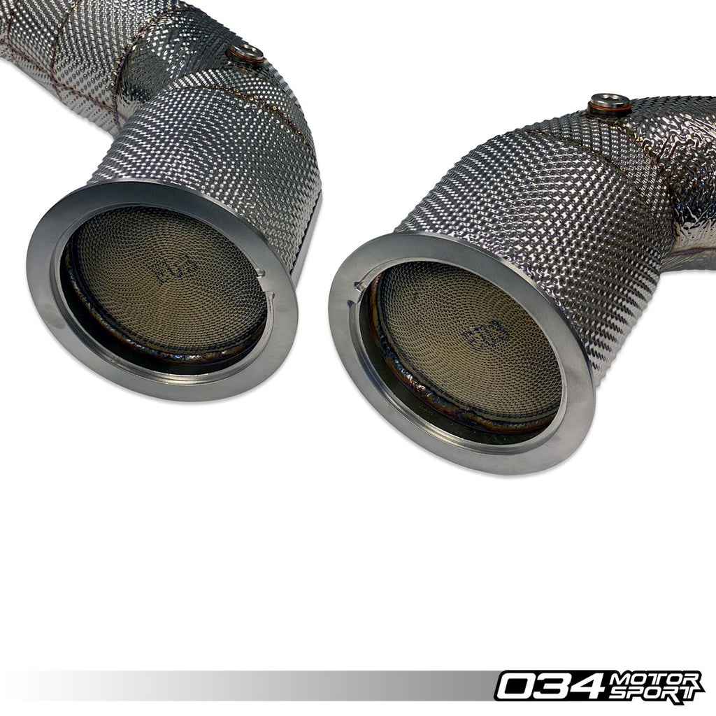 034MOTORSPORT STAINLESS STEEL RACING CATALYST SET, B9 AUDI RS5