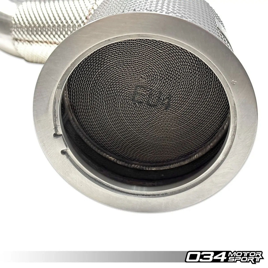 034Motorsport Stainless Steel Racing Catalyst Set, C8 Audi RS6/RS7