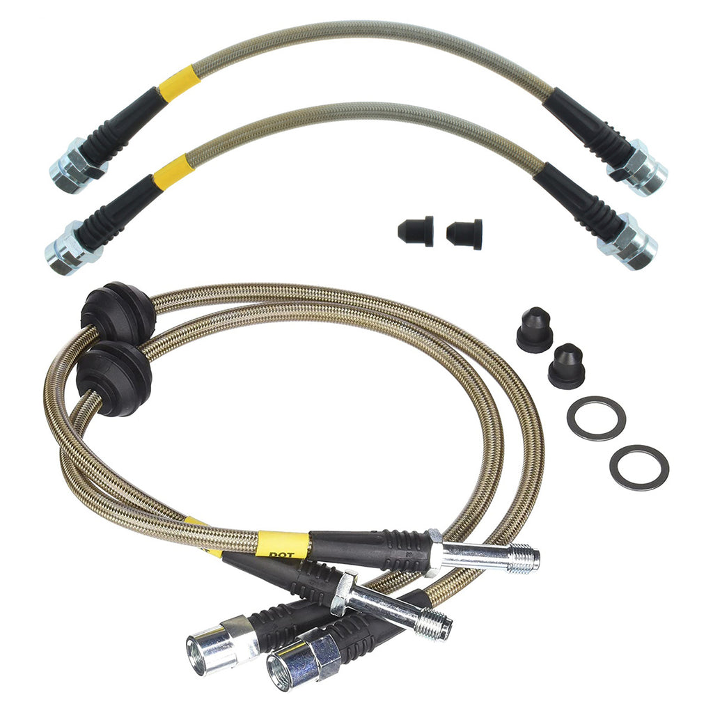 StopTech Stainless Steel Complete Brake Line Kit - Audi B8, B8.5 A4, A5, S4, S5, Q5, SQ5