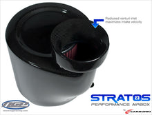 Load image into Gallery viewer, Stratos "TS"  Universal Carbon Fiber Airbox By Carbonio [Top Inlet]