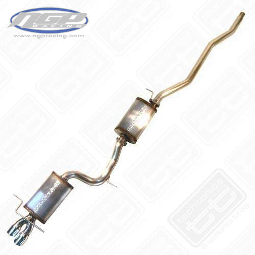 Techtonics Tuning - Magnaflow Stainless Exhaust Audi A4 1.8t Quatttro 1996-2001, twin tips