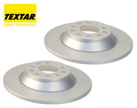 Textar Coated 300x12mm Rear Brake Rotors - VW Mk7 GLI