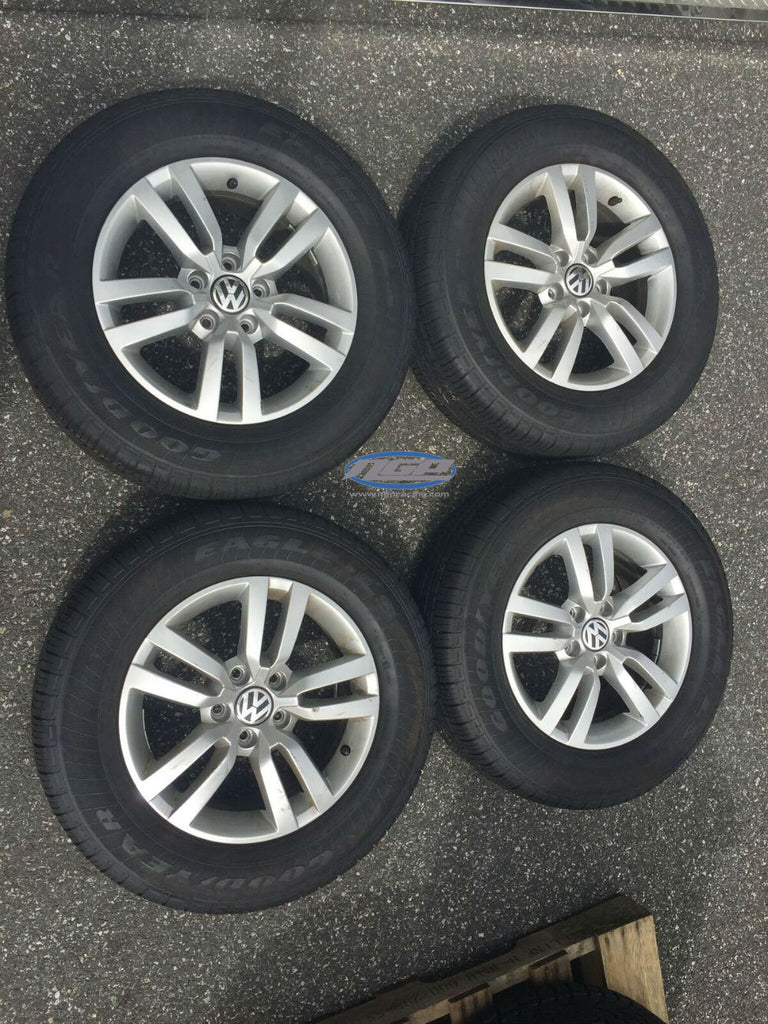 VW Tiguan "Portland" Wheels 16x6.5" ET 33 Used [set of 4] With goodyear Eagle LS Tires