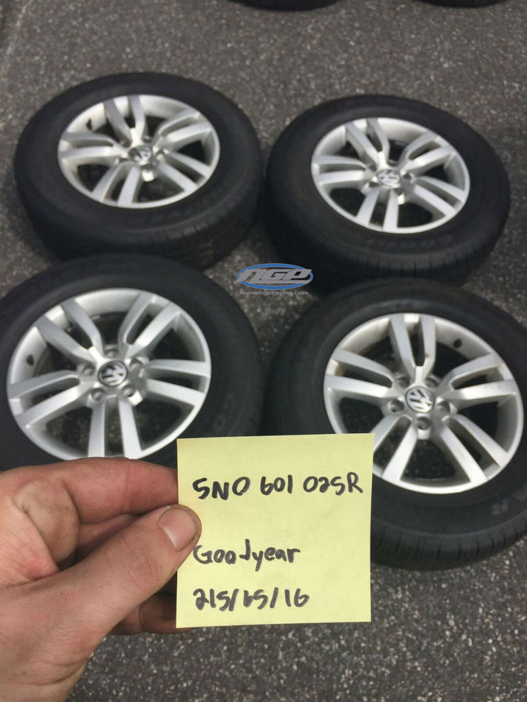 VW Tiguan "Portland" Wheels 16x6.5" ET 33 Used [set of 4] With goodyear Eagle LS Tires