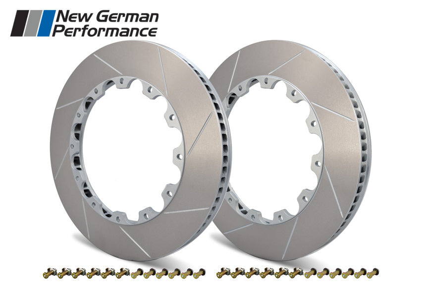 Girodisc 2pc Front Rotor Ring Replacements For Audi 8J TT RS