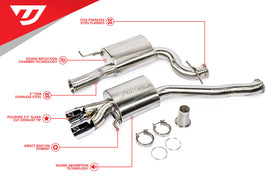 UNITRONIC CAT-BACK EXHAUST FOR VW MK5/MK6 JETTA, GLI