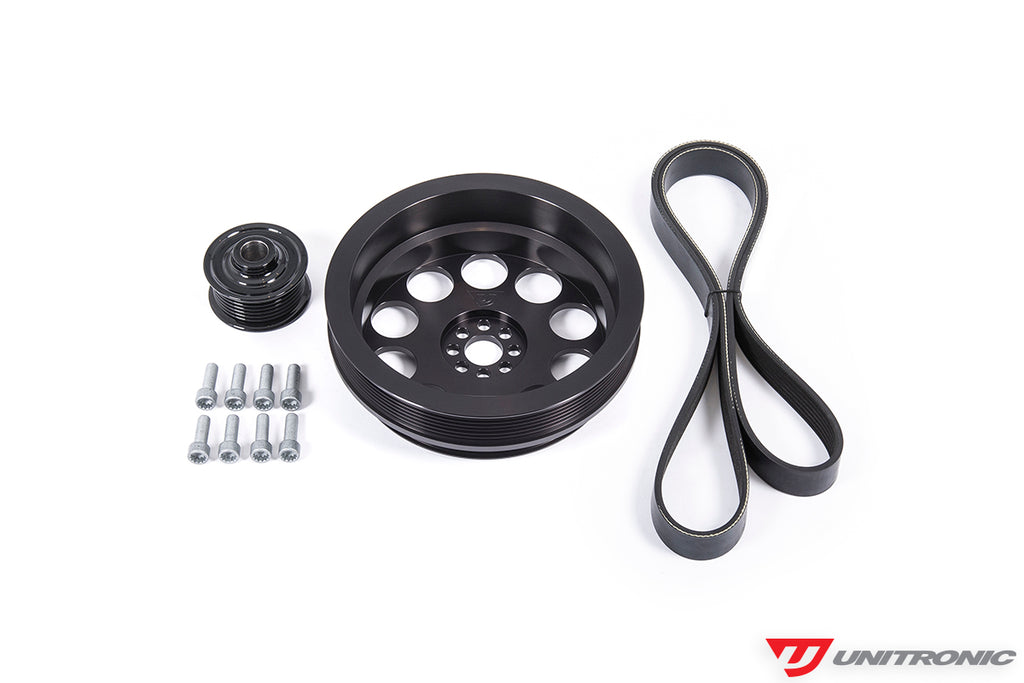 UNITRONIC DUAL PULLEY UPGRADE KIT FOR AUDI 3.0TFSI - UPGRADE FROM STAGE 1 or 1+ TO STAGE 3