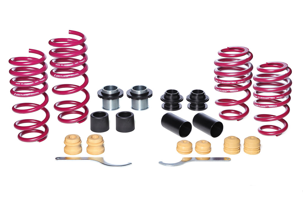 Vogtland Height Adjustable Coilover Spring Kits - Audi B9 A4, S4, A5, S5 with 50mm Front Struts