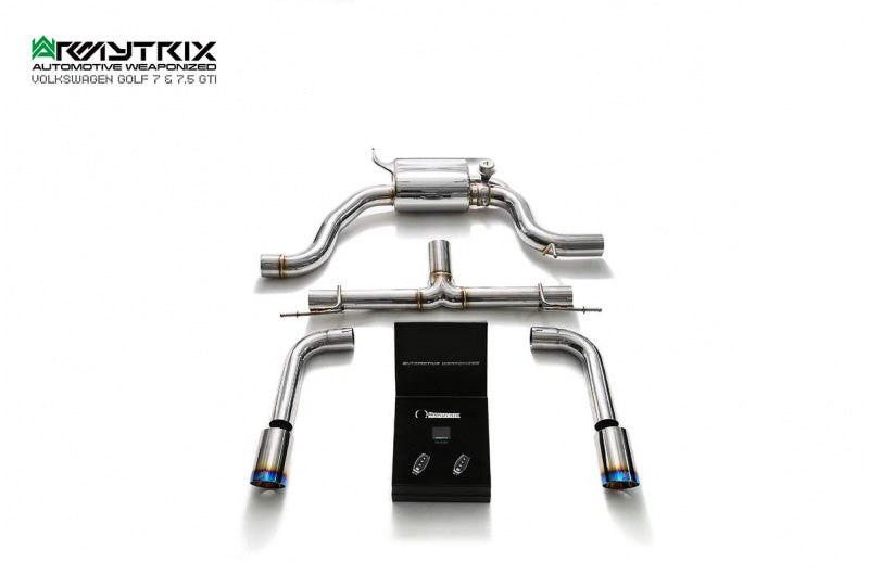 Armytrix Cat-Back Exhaust System - VW Mk7, Mk7.5 GTI