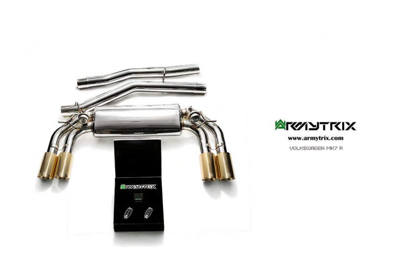 Armytrix Cat-Back Exhaust System - VW Mk7 Golf R