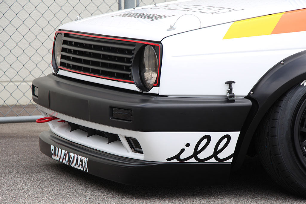 Voomeran Front Lip Spoiler for Mk2 Golf And Jetta With Big Bumpers