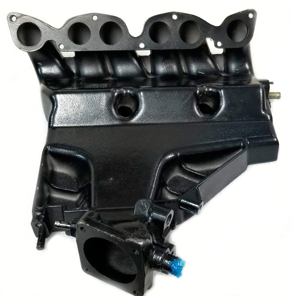 VW 2.8L 12V VR6 OBDI Upper Intake Manifold - Powder Coated Gloss Black - SOLD