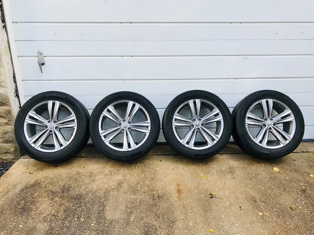 OEM VW Atlas Wheels - 20x8" with Continental Cross Contact Tires - USED - SOLD