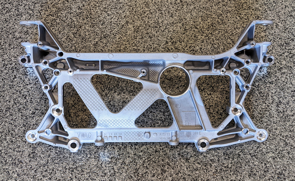 MQB Aluminum Front Subframe - Upgrade for VW Mk7, Mk7.5 Golf, GTI, Golf R, GLI, Sportwagen, Alltrack