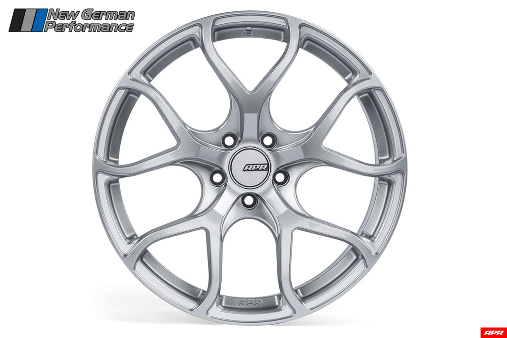 APR A01 Flow Formed Wheel - Hyper Silver - 5x112, 19x8.5" ET45