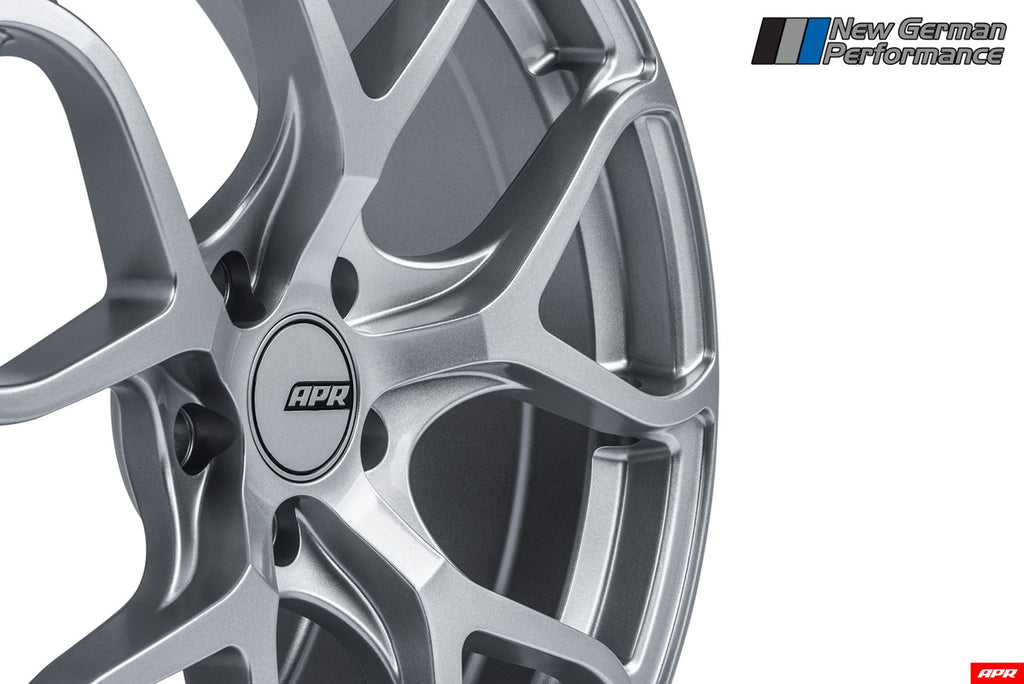 APR A01 Flow Formed Wheel - Hyper Silver - 5x112, 19x8.5" ET45