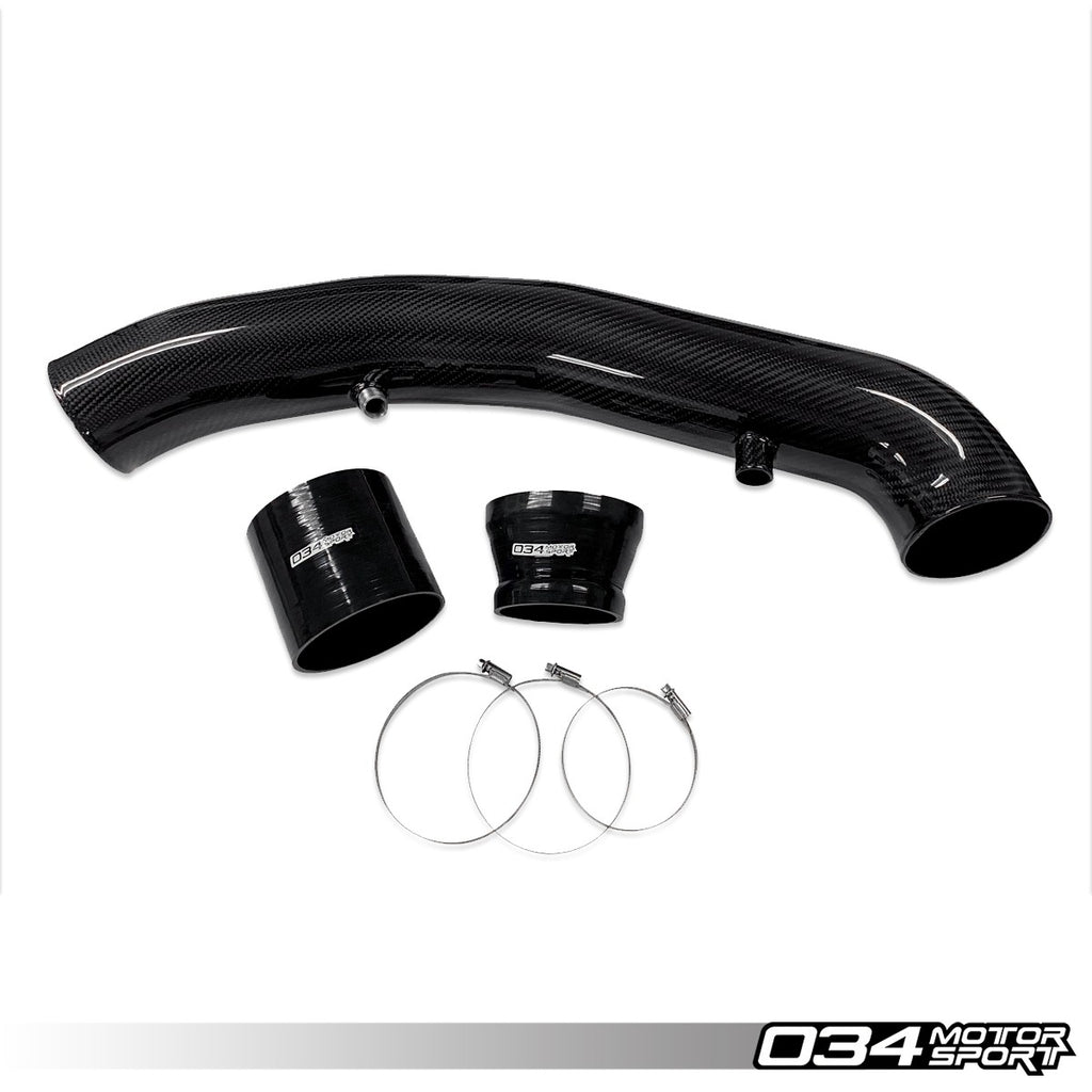 034MOTORSPORT X34 CARBON FIBER 4" INTAKE CONVERSION KIT, AUDI TT RS, RS3 2.5 TFSI EVO