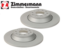 Zimmerman Coat-Z 300x12mm Rear Brake Rotors - VW Mk7 GLI, VW Tiguan